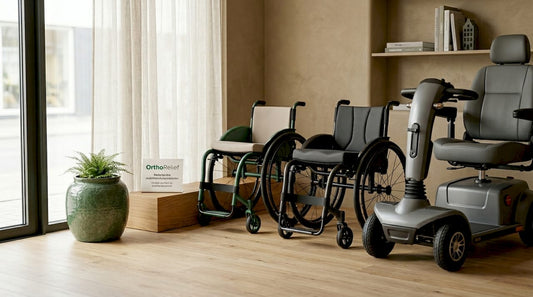 In onze showroom kunt u diverse rollators, rolstoelen en scootmobielen bekijken en uitproberen.